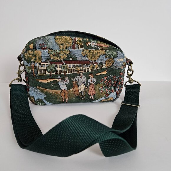 Holdings Tapestry Cross Body or Shoulder Purse Carry Bag w/ 2.5 Wide Should Strp - Picture 2 of 16